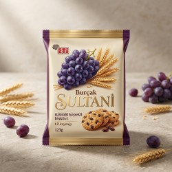 Eti Burçak Bisküvi Sultani 123 gr 18 adet
