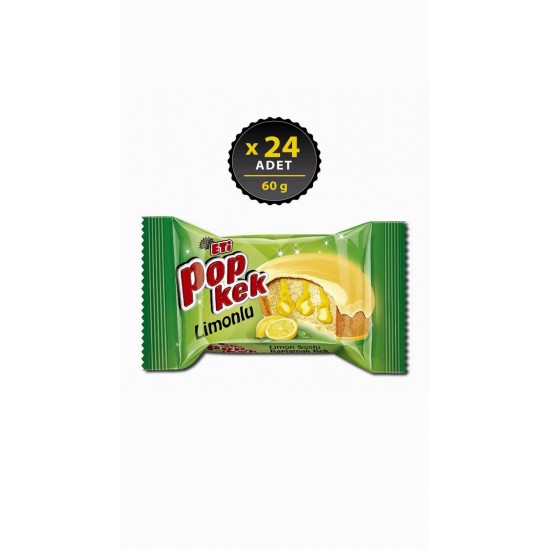 Eti Pop Kek Limonlu 60 gr 24 adet