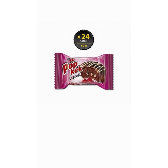 Eti Pop Kek Vişneli 60 gr 24 adet