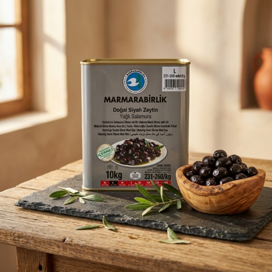 Marmara Birlik Sele Siyah Zeytin10 Kg